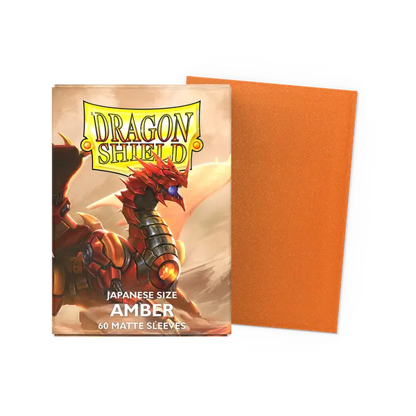 Dragon Shield Sleeves: Japanese Matte - Amber