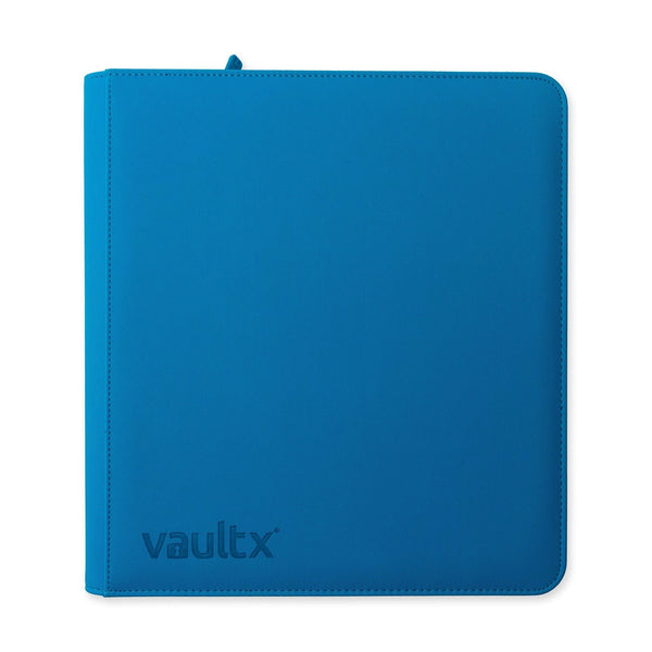 Zip Binder 12-Pocket Exo-Tec Neon Blue