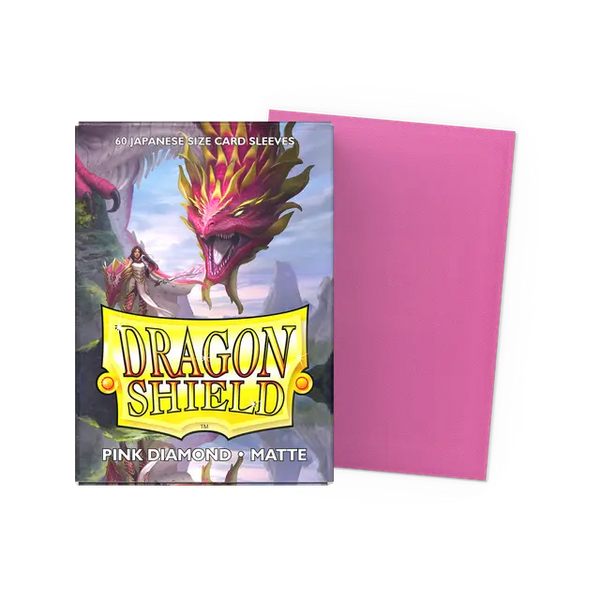Dragon Shield Sleeves: Japanese Matte - Pink Diamond